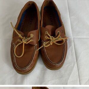 *Pre-Owned* Sperry Men's Authentic Original™ Boat Shoe in Tan Size 10W